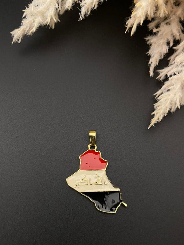 Iraq Map Pendant