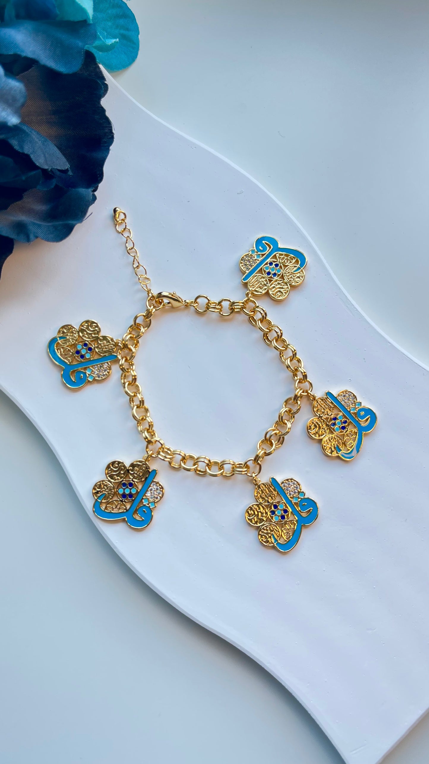 Bracelet- Qul Baghdad Eyes Charms
