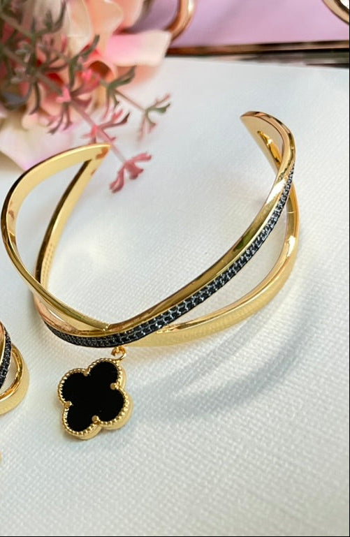 X Black Bangle
