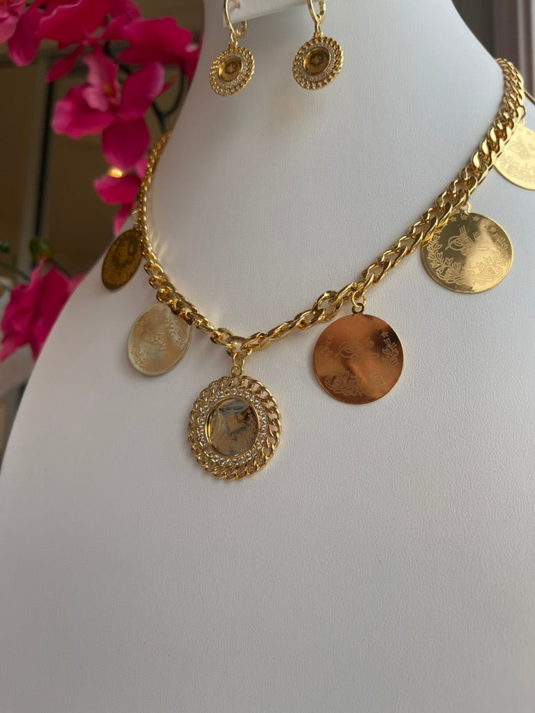 Coin Lira Chain Set