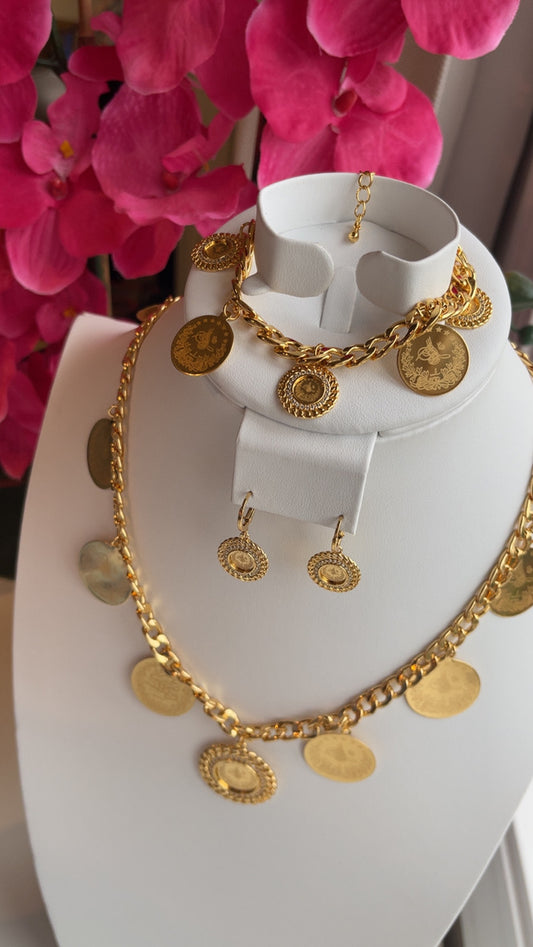 Coin Lira Chain Set