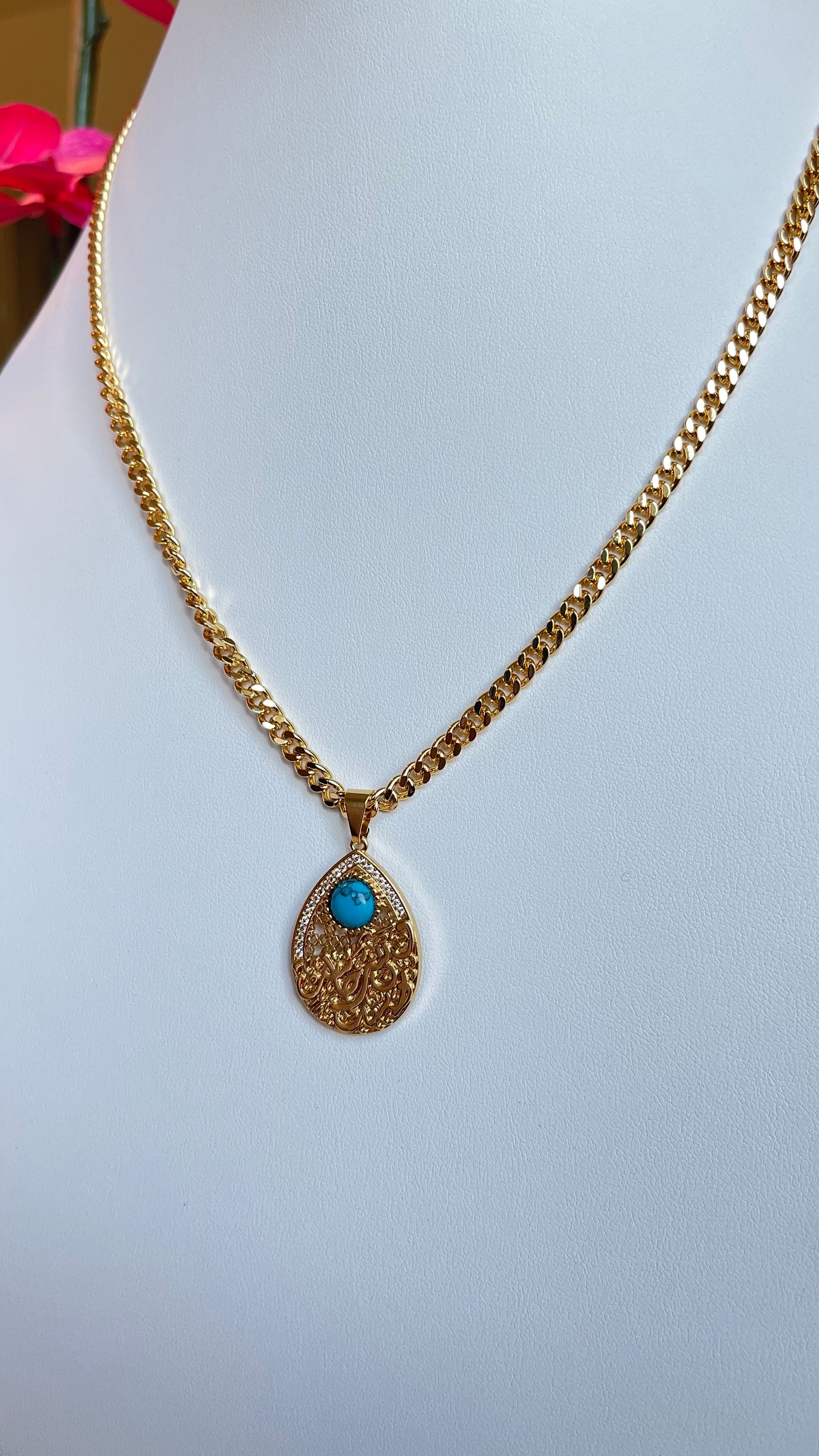 Blue Stone Necklace