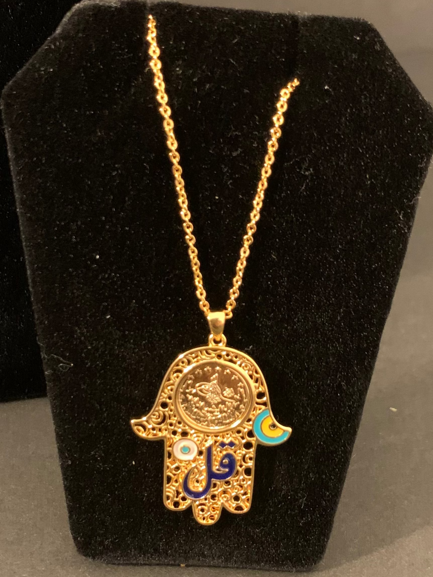 Hamsa Short Necklace