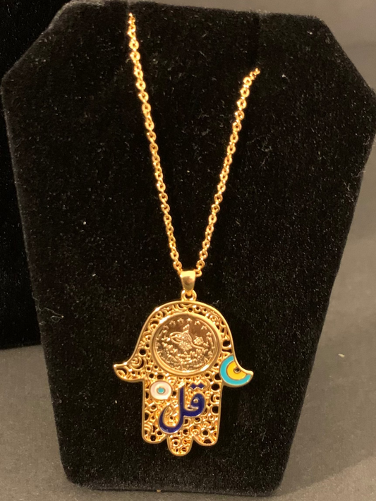 Hamsa Short Necklace