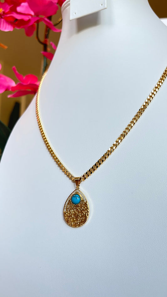 Blue Stone Necklace