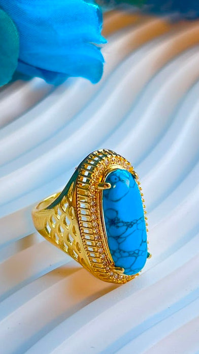 Fairouz Stone Ring