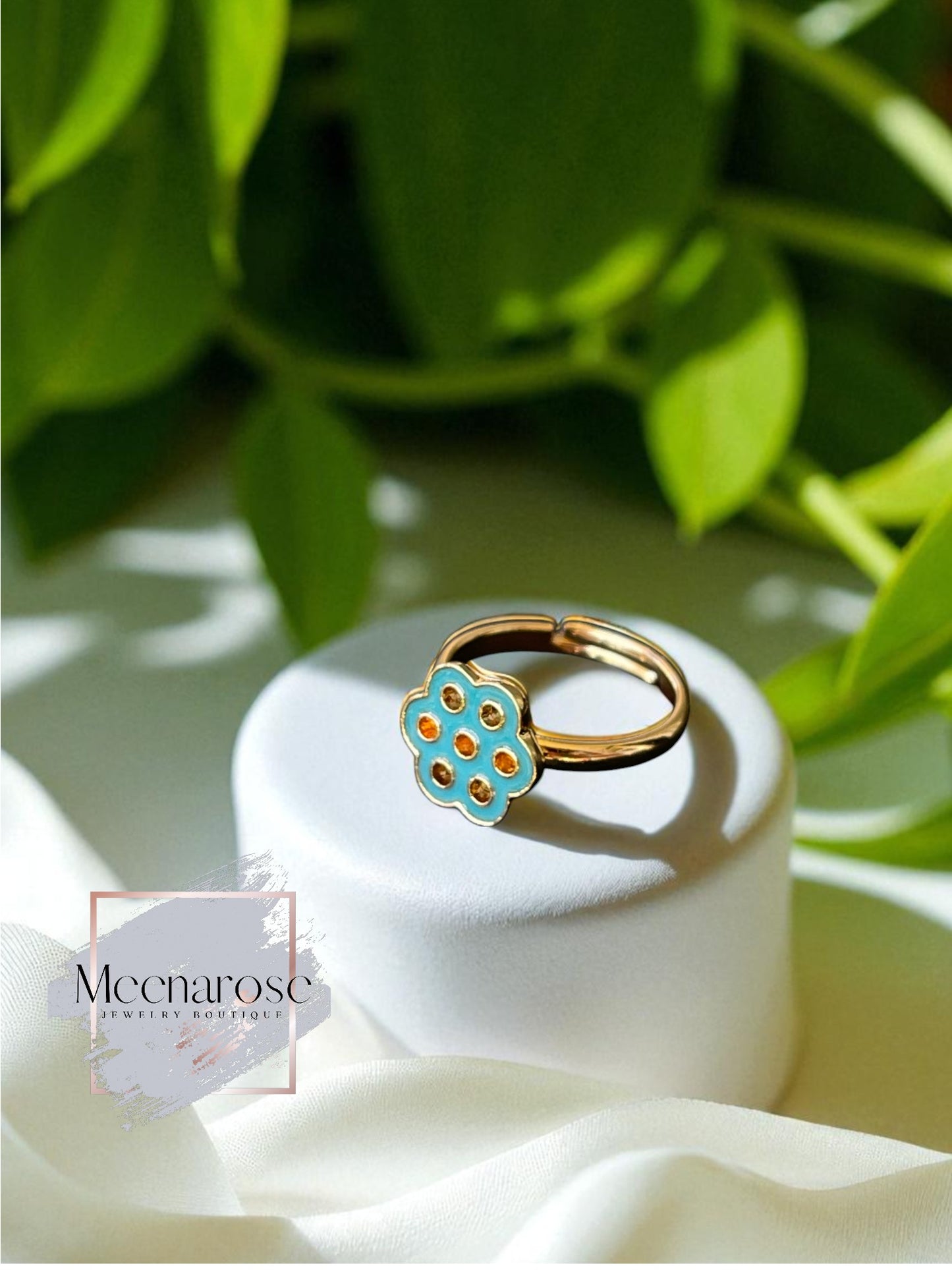 Seven Eye Adjustable Kids Ring