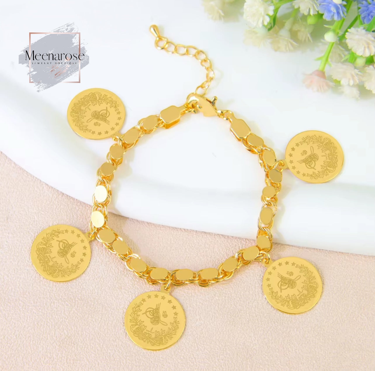 Soft Qarddon Lira Print Bracelet