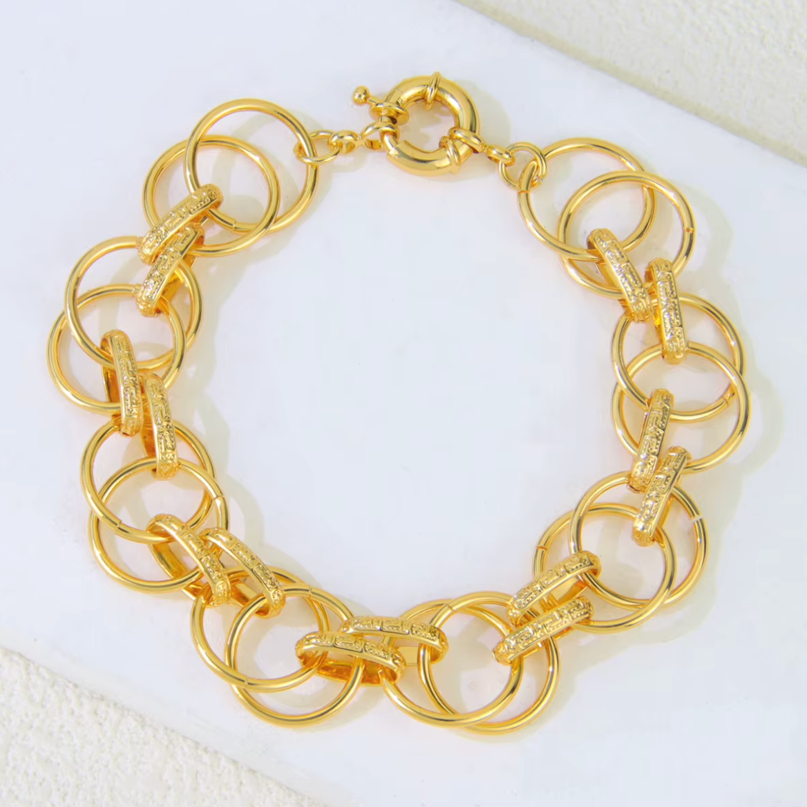 Double Ring Bracelet