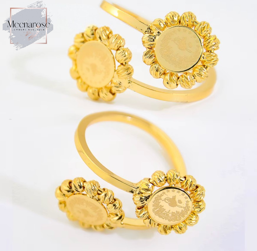 Rashadi Coin Print Ring