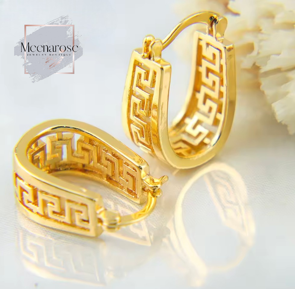 Hollow Hoop Eearrings