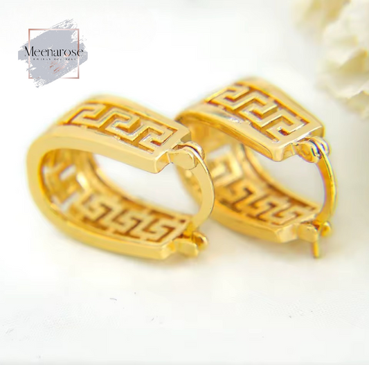 Hollow Hoop Eearrings