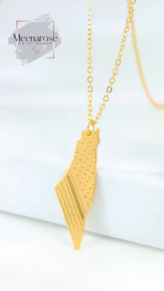 Kofea Pali Map Necklace