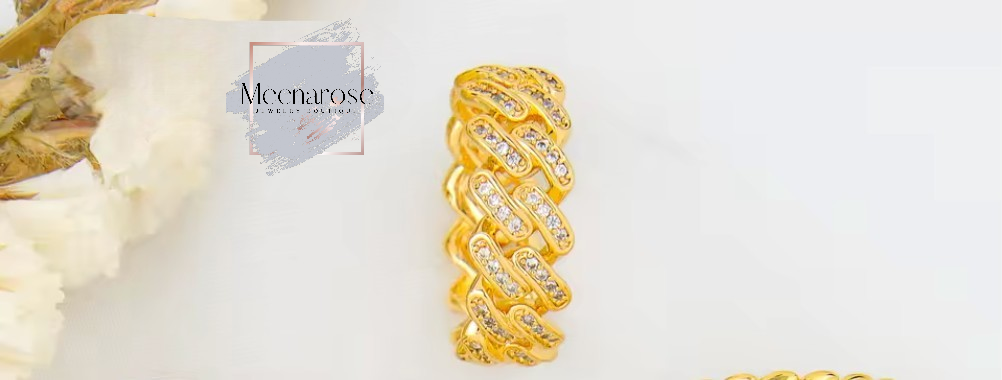 Rhinestone Stacking Ring