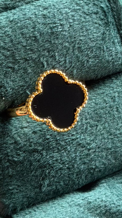 Floral Design Gold Plated Ring