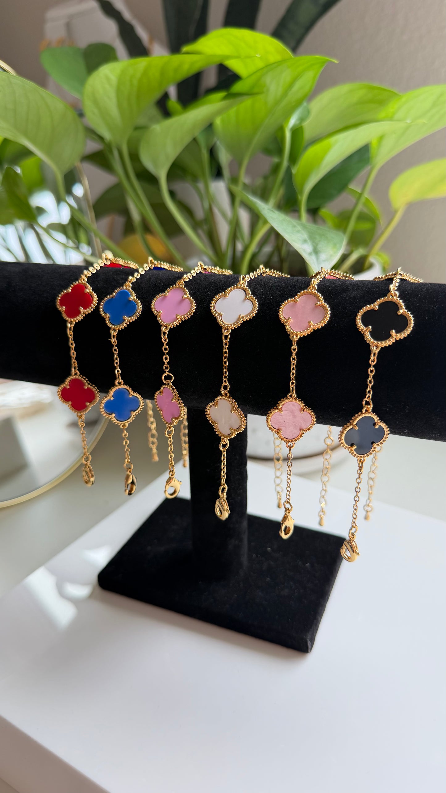 Floral Design Gold Plated Bracelet