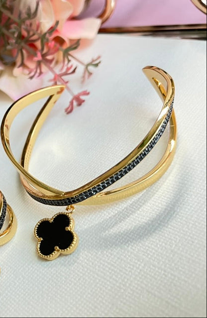 X Black Bangle