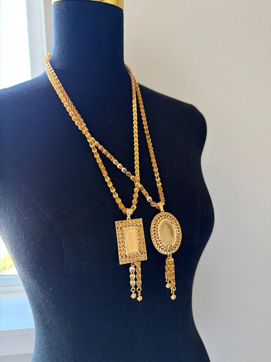 Flower Coin Necklace