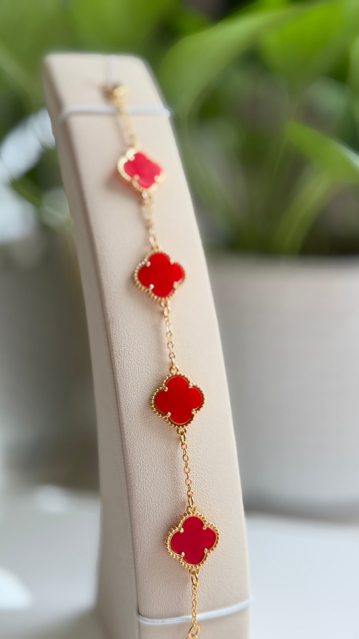 Floral Design Gold Plated Bracelet