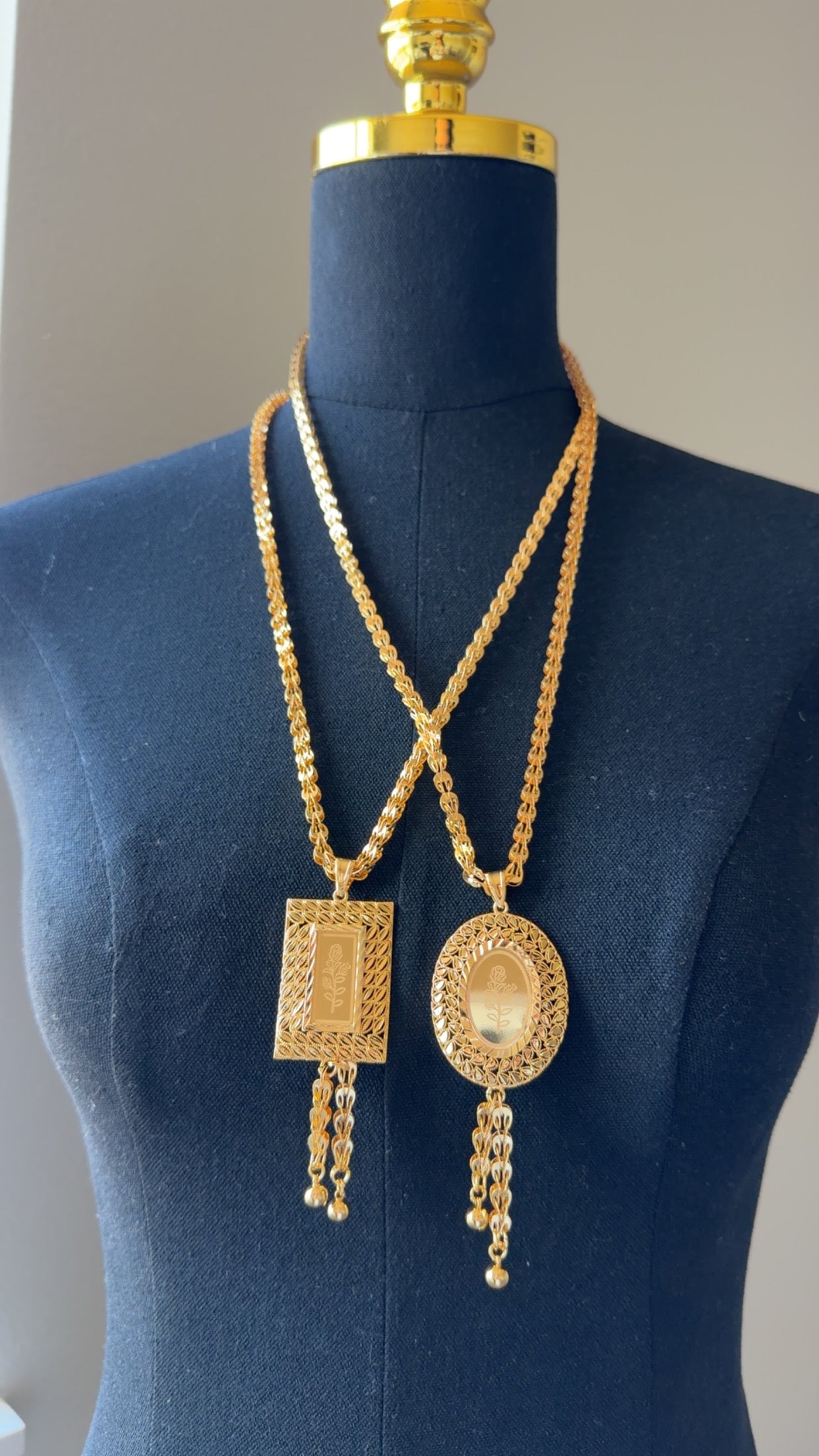 Flower Coin Necklace