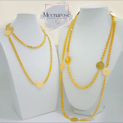 Lira Coin Layered Necklace