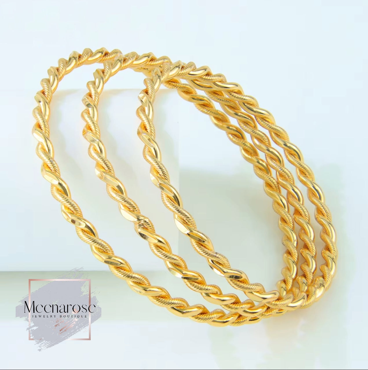Twisted Bangles Set
