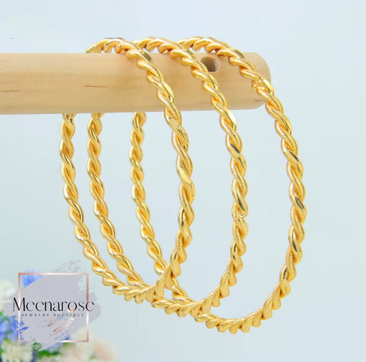 Twisted Bangles Set