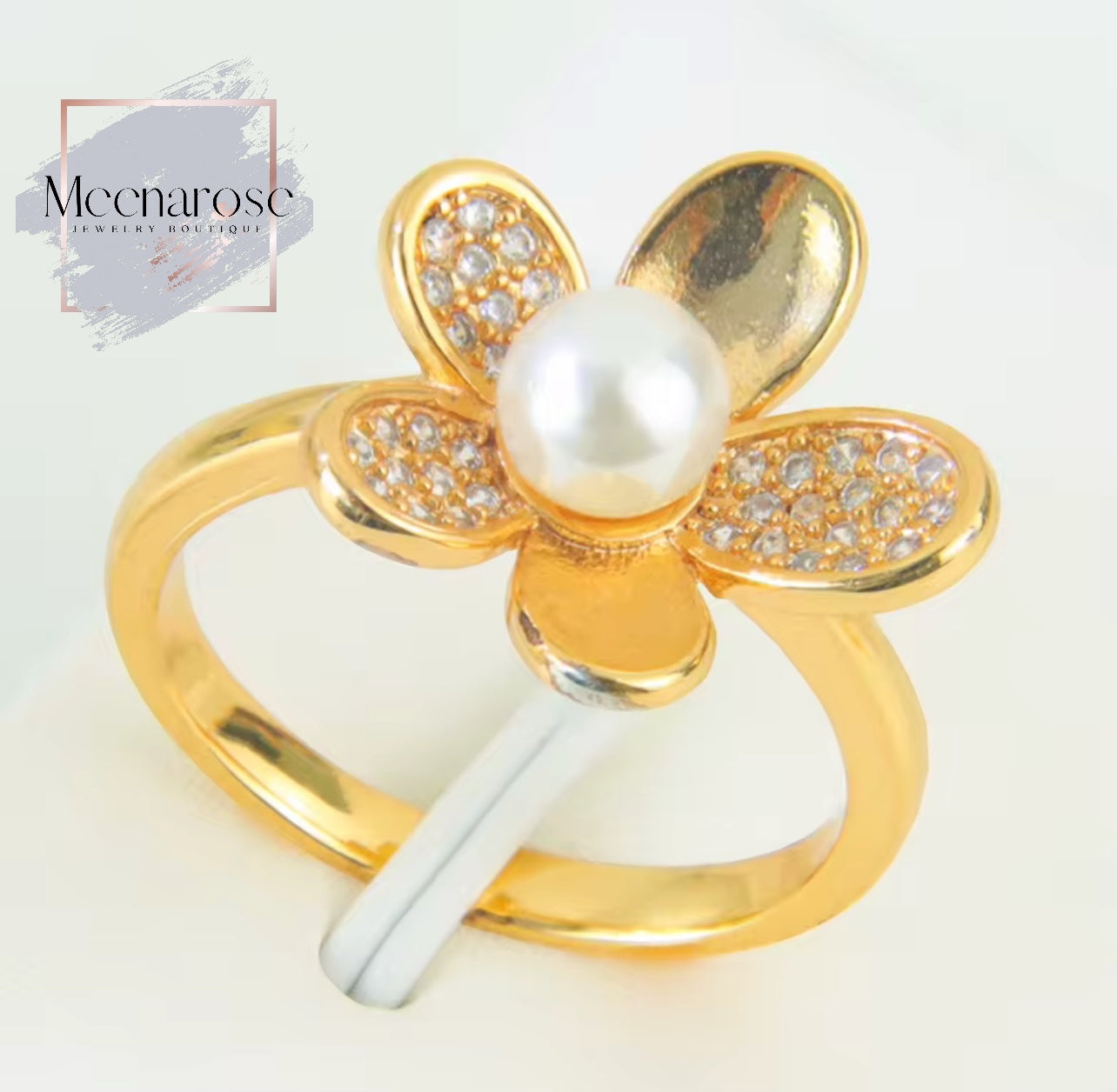 Pearl Flower Ring