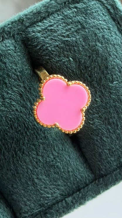 Floral Design Gold Plated Ring