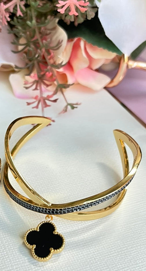 X Black Bangle