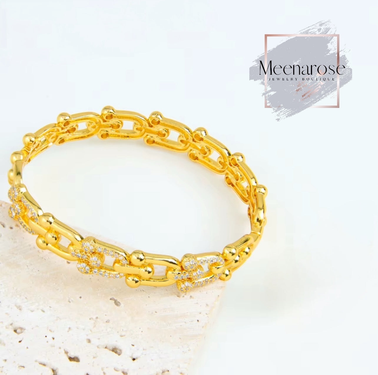 Ulink Bangle with Zircon