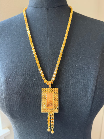 Flower Coin Necklace