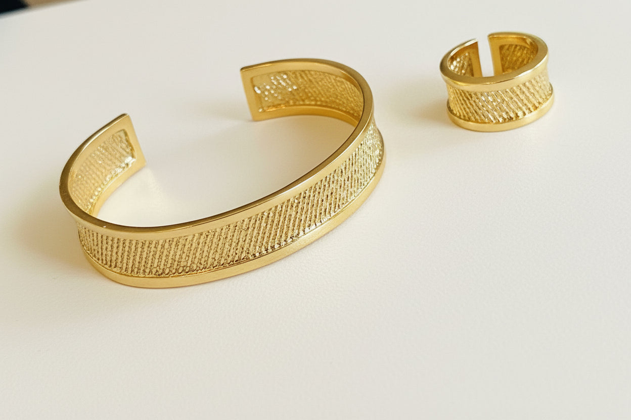 Open Side Bangle Set