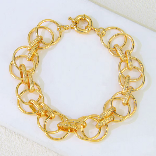 Double Ring Bracelet