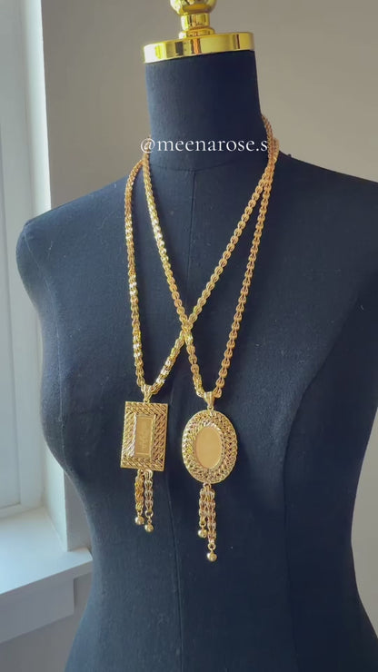 Flower Coin Necklace