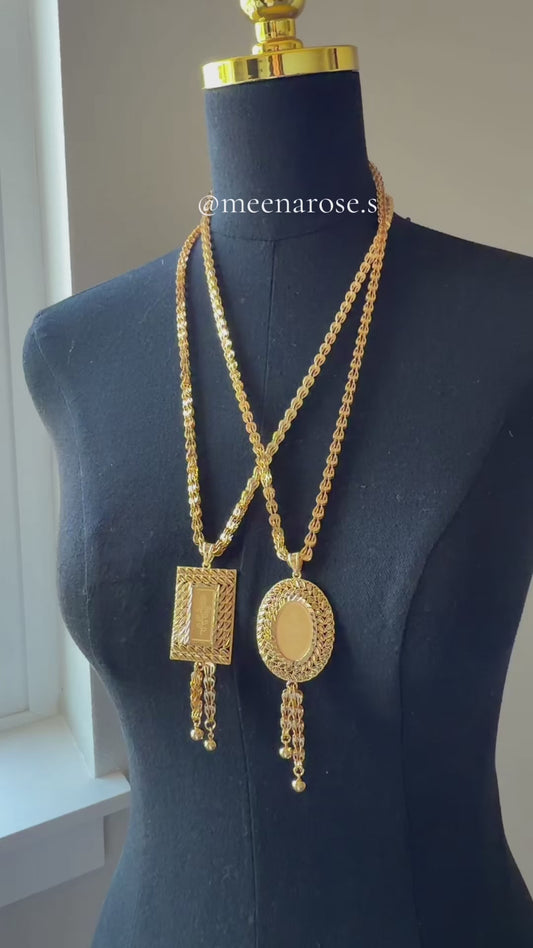 Flower Coin Necklace
