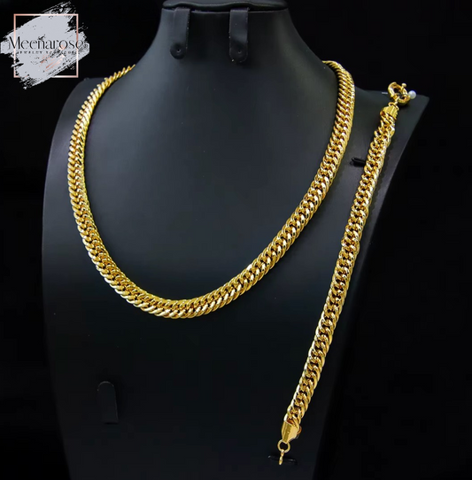 Cuban Chain Set