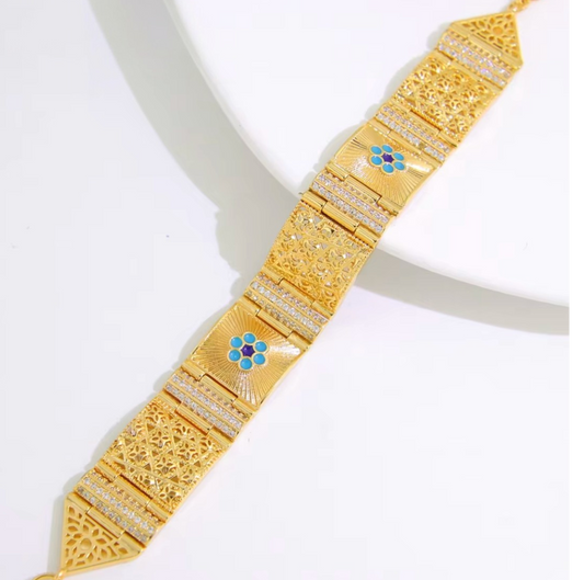 Flower Cuff Bracelet