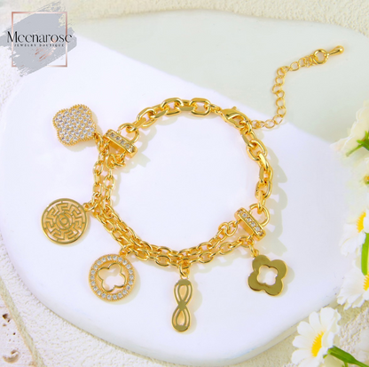 Collection of Charms Bracelet