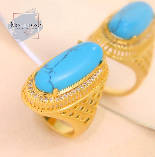 Fairouz Stone Ring