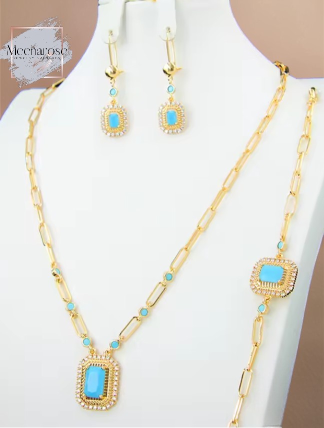 Blue Stone Set