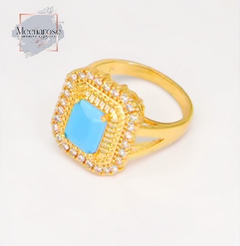 Square Stone Ring