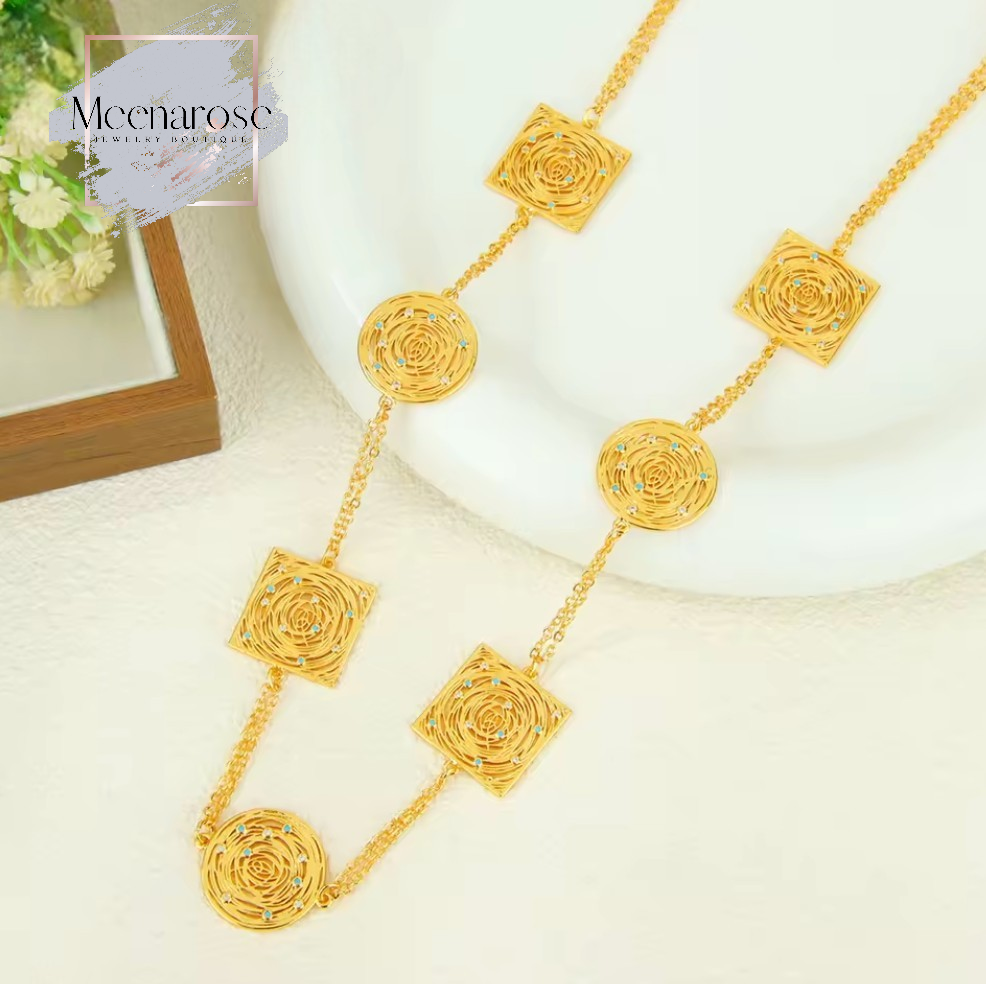 Spiral Long Necklace
