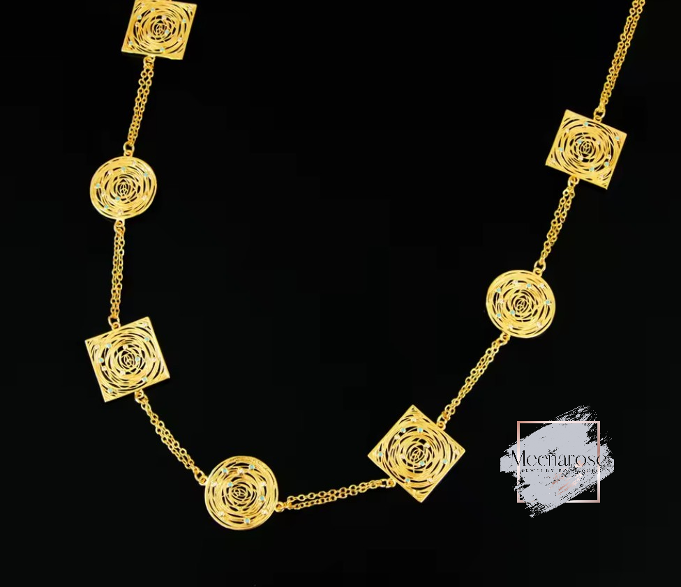 Spiral Long Necklace
