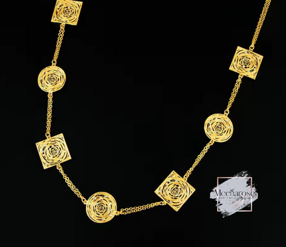 Spiral Long Necklace