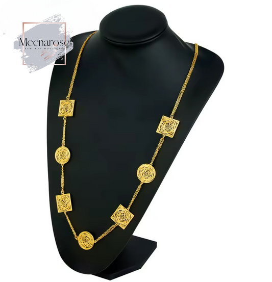 Spiral Long Necklace
