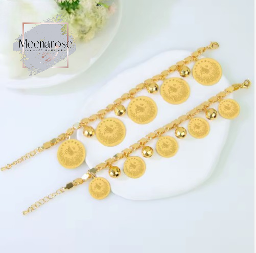 Coins Charm Bracelet