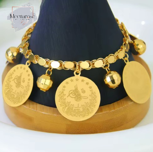 Coins Charm Bracelet