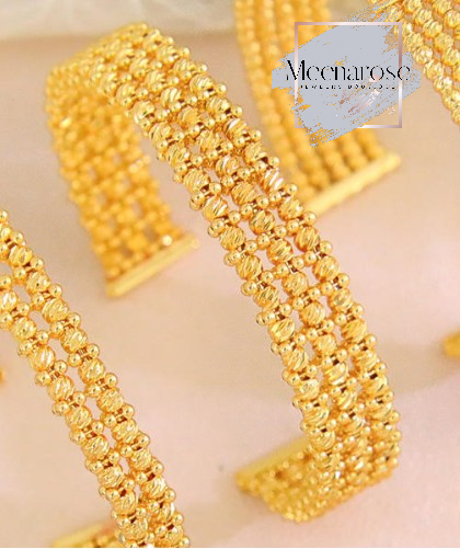 Beaded Open Side Bangle