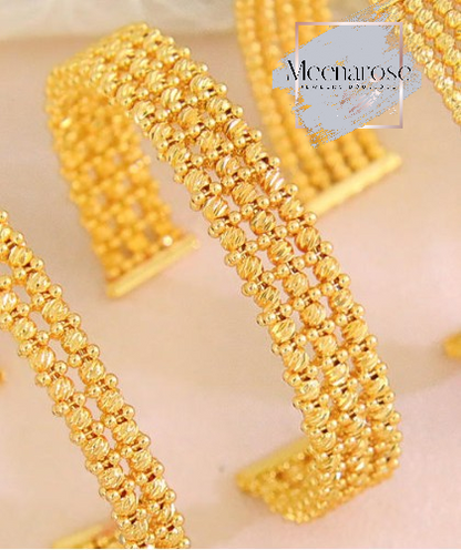 Beaded Open Side Bangle